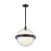 Hudson Valley Northport 1 Light 18" Pendant, Old Bronze/Clear Glass - 6518-OB