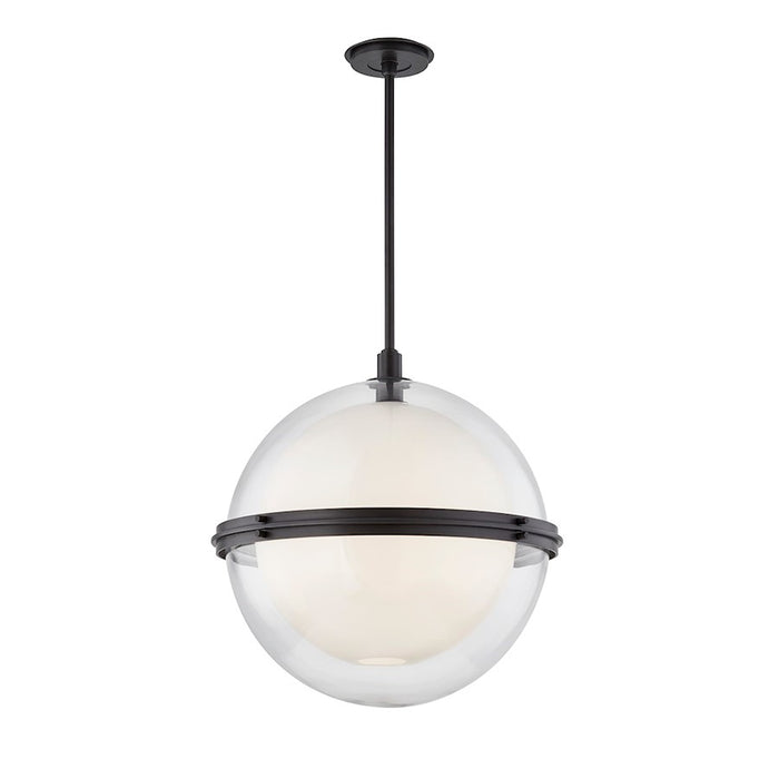 Hudson Valley Northport 1 Light 22" Pendant, Old Bronze/Clear Glass - 6522-OB