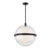 Hudson Valley Northport 1 Light 22" Pendant, Old Bronze/Clear Glass - 6522-OB