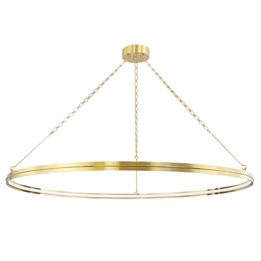 Hudson Valley Rosendale Large Led Chandelier, Aged Brass - 7156-AGB