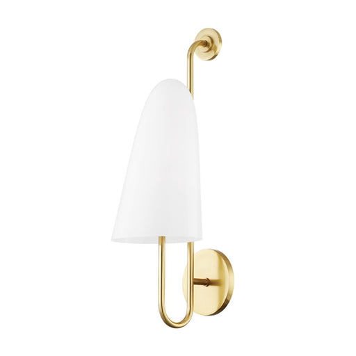 Hudson Valley Slate Hill 1 Light Wall Sconce, Aged Brass - 7171-AGB