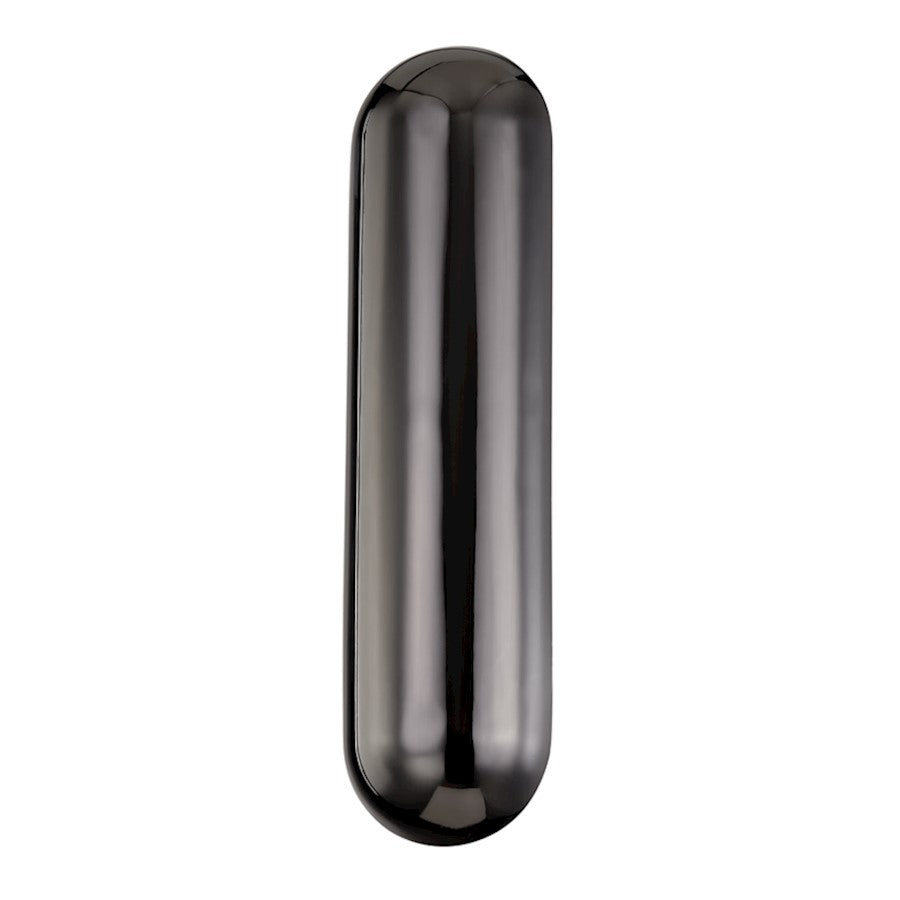 Hudson Valley Wheeler 1 Light Wall Sconce in Black Nickel - 7300-BLNK