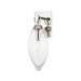 Hudson Valley Nantucket 1 Light Wall Sconce in Polished Nickel/Clear - 7900-PN