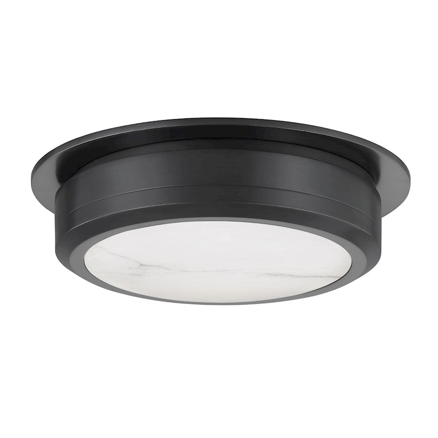 Hudson Valley Greenport LED Medium Flush Mount, Old Bronze/White - 8014-OB