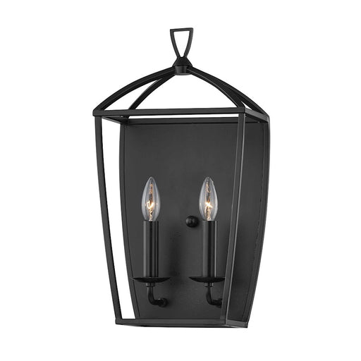 Hudson Valley Bryant 2 Light Wall Sconce, Aged Iron - 8302