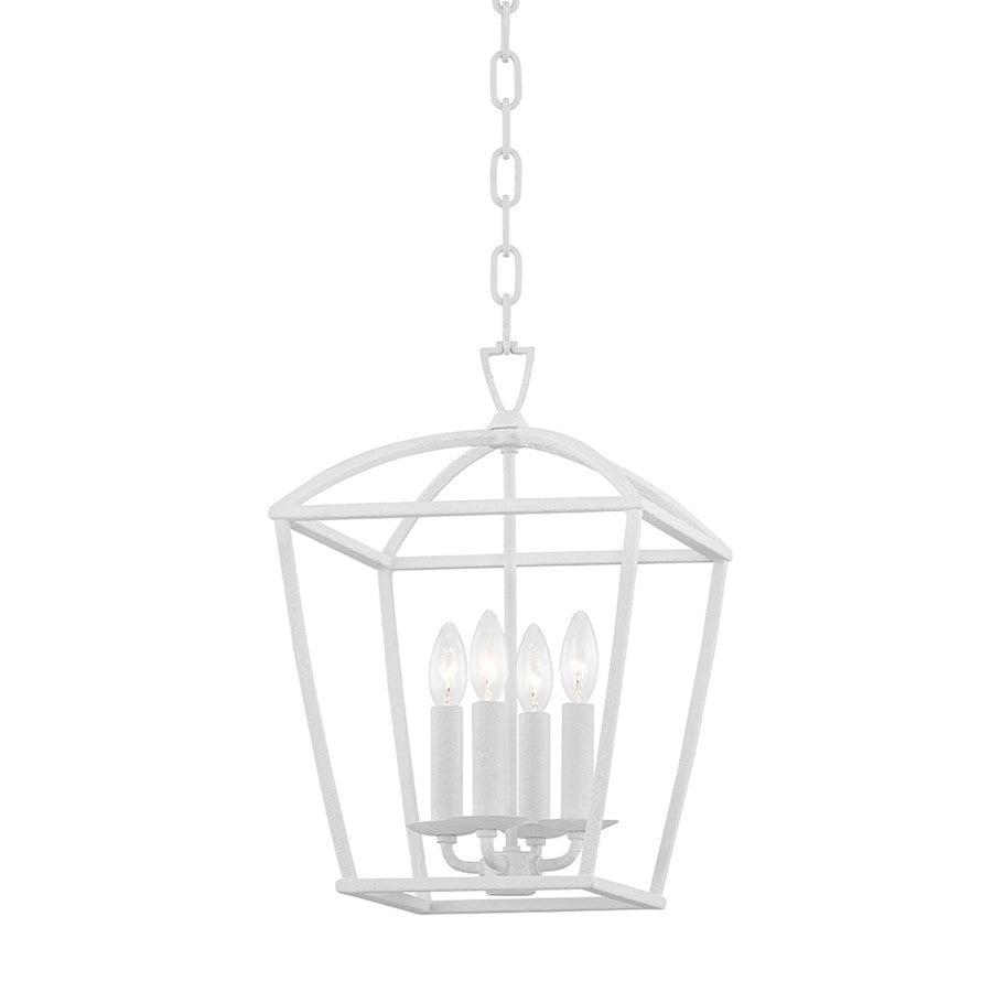 Hudson Valley Bryant 4 Light Small Pendant, White Plaster - 8311-WP