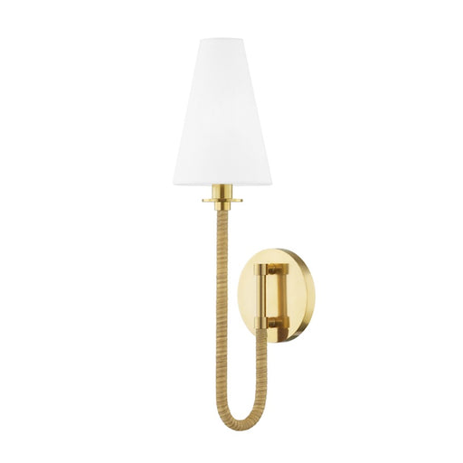 Hudson Valley Ripley 1 Light Wall Sconce, Aged Brass - 8700-AGB