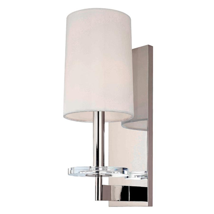 Hudson Valley Chelsea 1 Light Wall Sconce, Polished Nickel