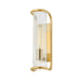 Hudson Valley Fillmore 1 Light Wall Sconce in Aged Brass/Clear - 8917-AGB