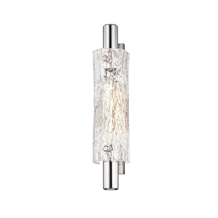 Hudson Valley Harwich 1 Light Wall Sconce in Polished Nickel/Clear - 8918-PN