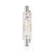 Hudson Valley Harwich 1 Light Wall Sconce in Polished Nickel/Clear - 8918-PN