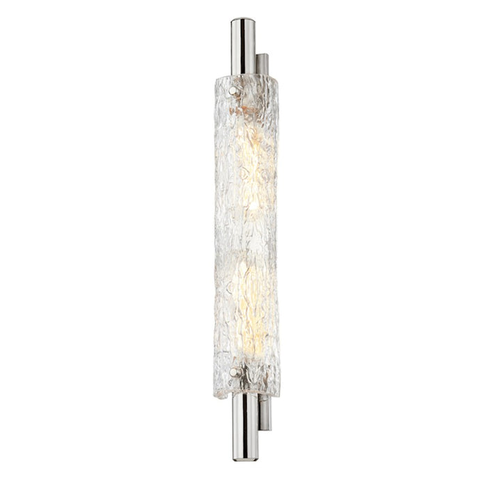 Hudson Valley Harwich 2 Light Wall Sconce in Polished Nickel/Clear - 8929-PN
