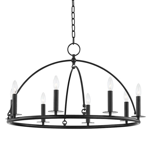 Hudson Valley Howell 8 Light Chandelier, Aged Iron - 9532-AI
