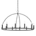 Hudson Valley Howell 12 Light Chandelier, Aged Iron - 9547-AI