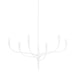 Hudson Valley Labra 6 Light Chandelier, White Plaster - 9606-WP