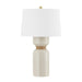 Hudson Valley Mindy 1 Light Table Lamp in Aged Brass/White - BKO1101-AGB-CIC