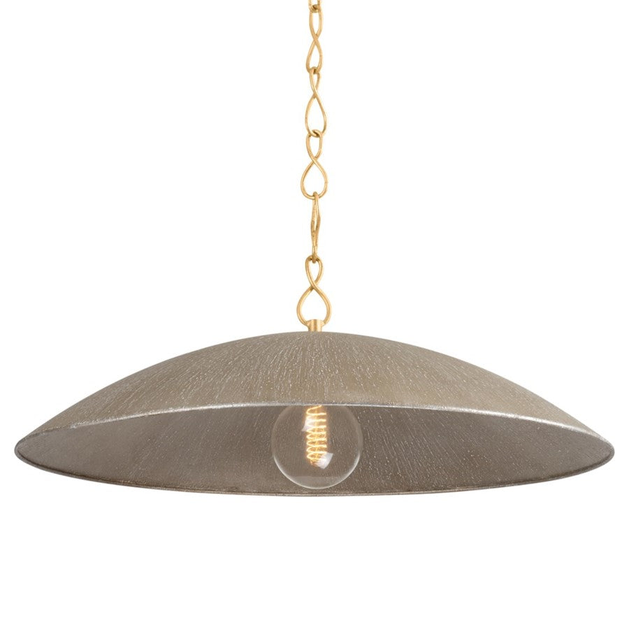 Hudson Valley Eve 1Lt 32" Pendant, Gold Leaf/Warm Silver Leaf - BKO1401-VGL-TWL