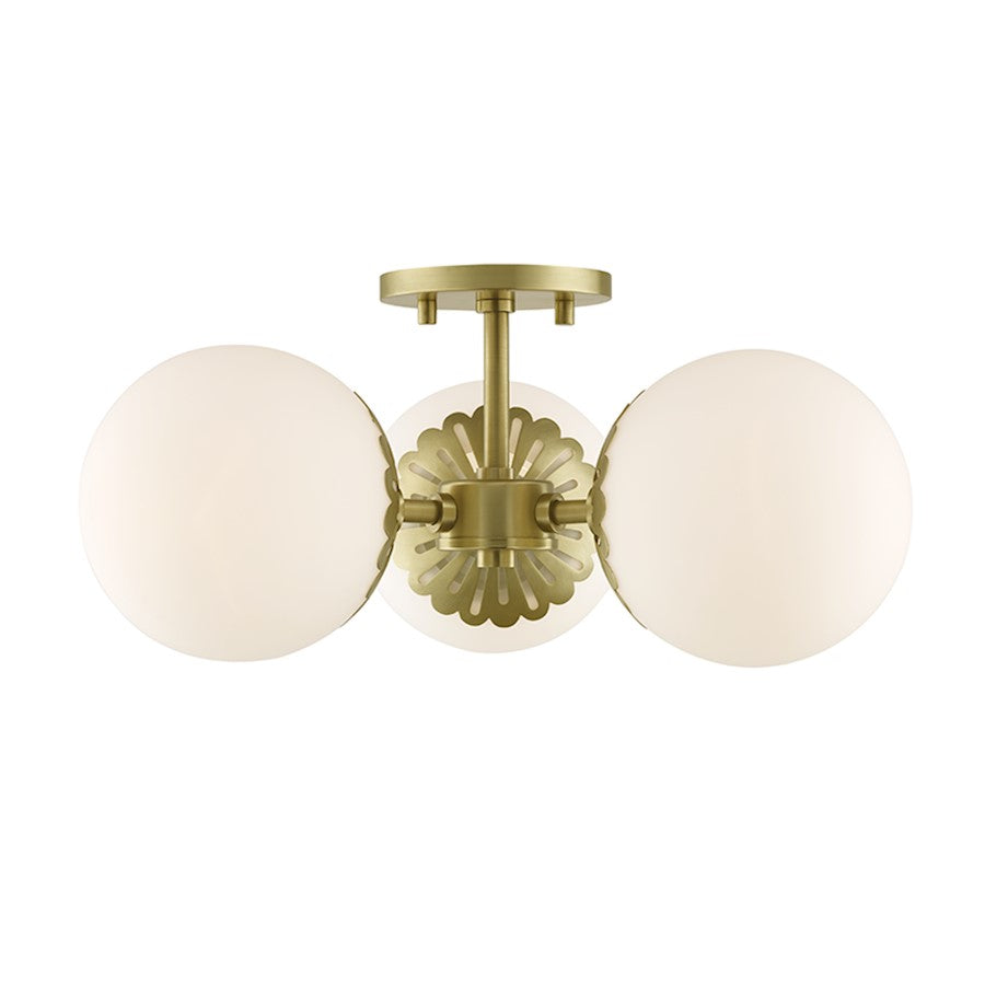 Hudson Valley Paige 3 Light Semi Flush