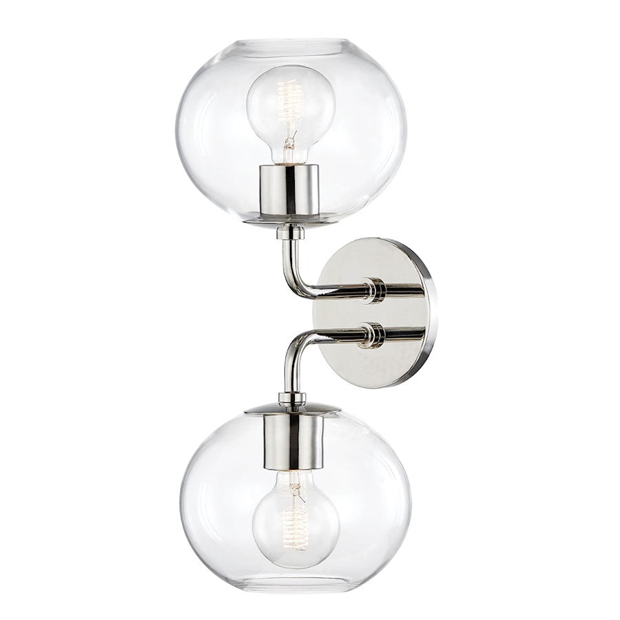 2 Light Wall Sconce