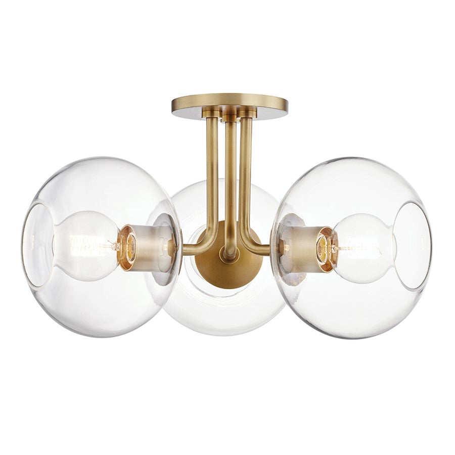 Mitzi Margot 3 Light Semi Flush