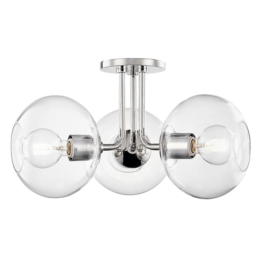 Mitzi Margot 3 Light Semi Flush