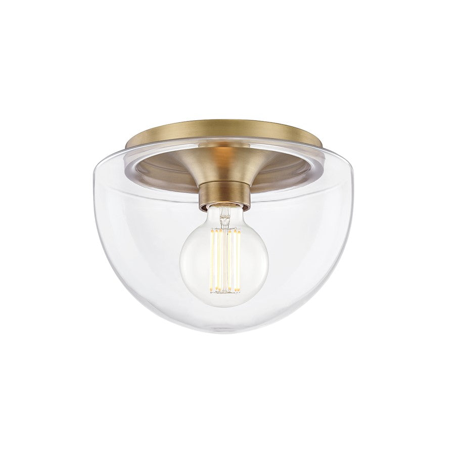 Mitzi Grace 1 Light Dome Flush Mount