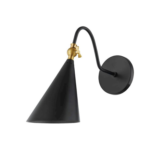 Mitzi Lupe 1 Light Wall Sconce, Aged Brass/Soft Black - H285101-AGB-SBK