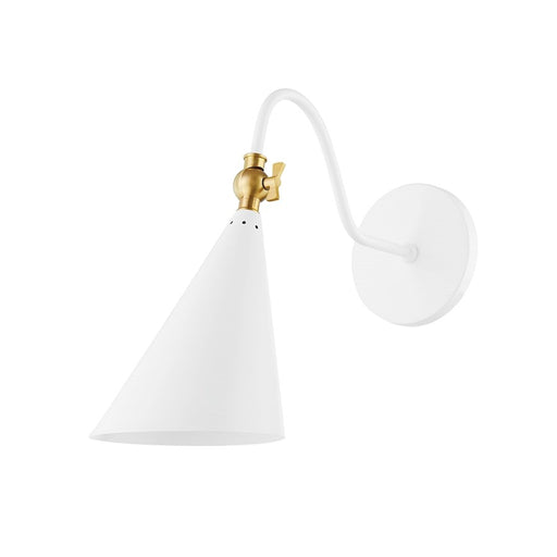 Mitzi Lupe 1 Light Wall Sconce, Aged Brass/Soft White - H285101-AGB-SWH