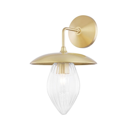 Mitzi Lana 1 Light Wall Sconce, Aged Brass/Clear - H365101-AGB