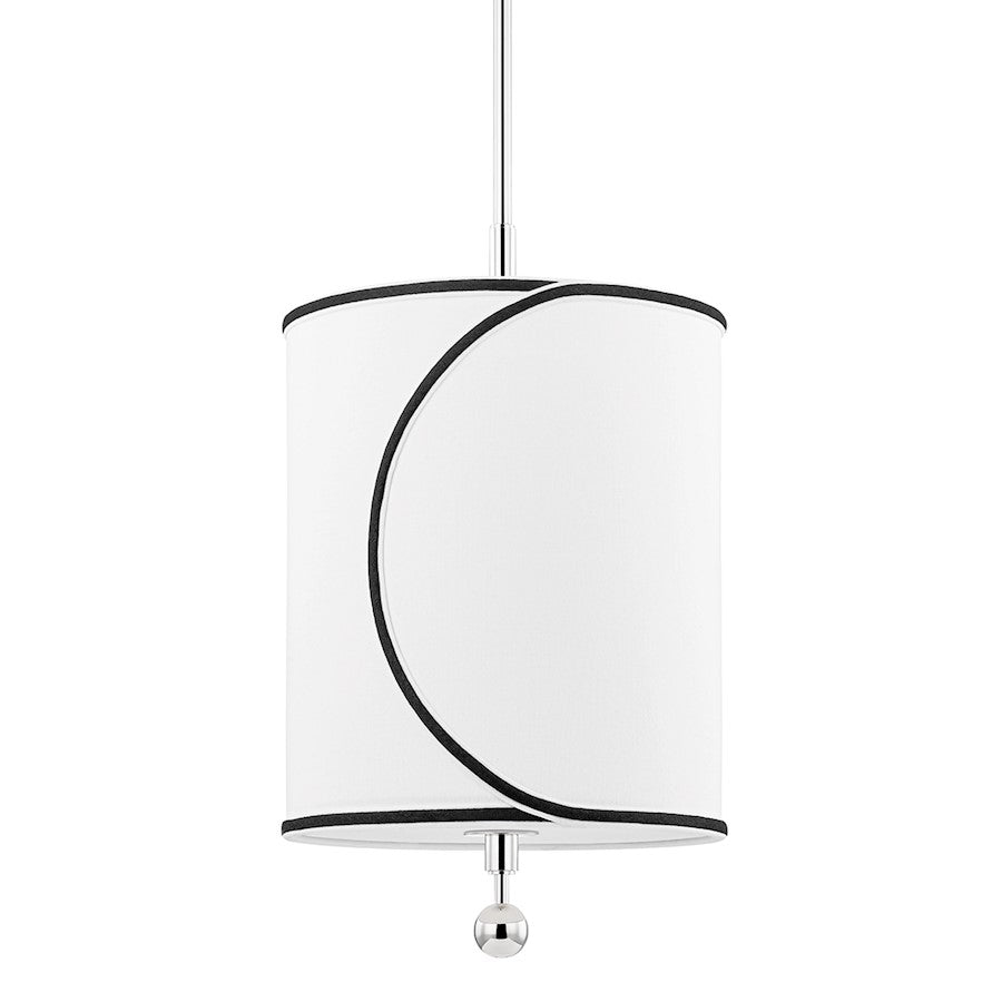 Mitzi Zara 1 Light 12" Pendant, Polished Nickel - H381701S-PN