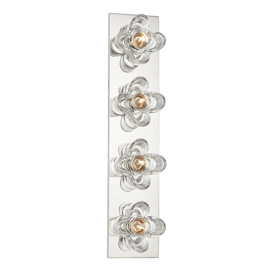 Mitzi Shea 4 Light Bath Bracket, Polished Nickel - H410304-PN