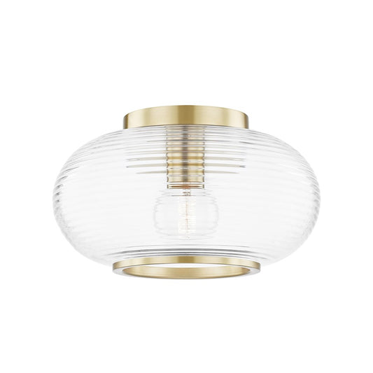 Mitzi Maggie 1 Light Flush Mount, Aged Brass - H418501-AGB