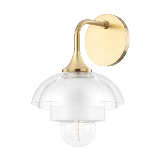 Mitzi Ruby 1 Light Wall Sconce, Aged Brass - H429101-AGB