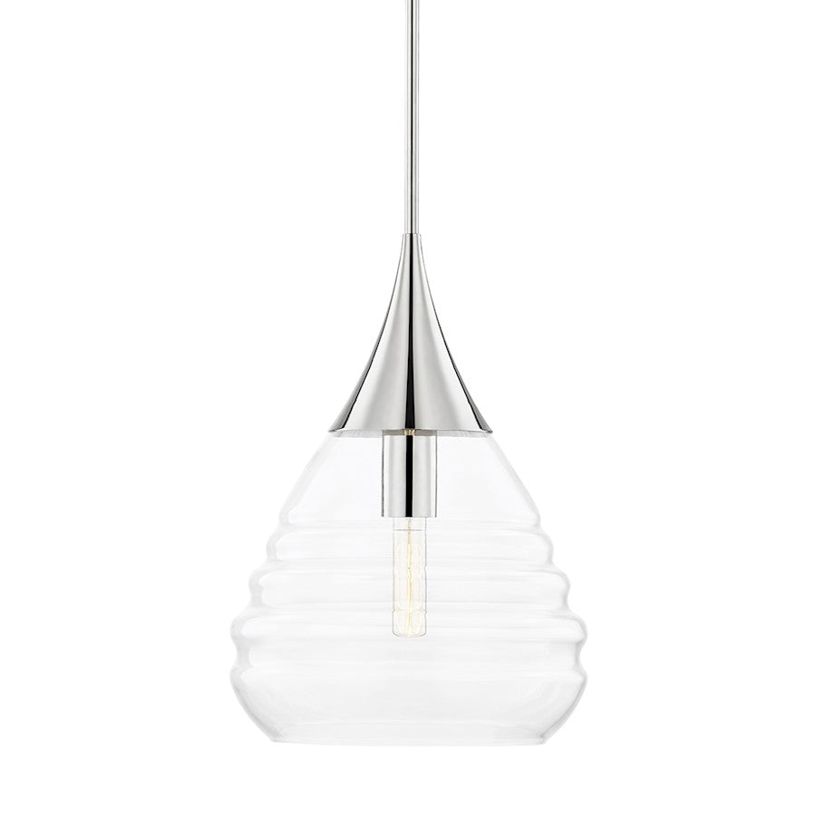 Mitzi Marissa 1 Light 18" Pendant, Polished Nickel - H431701L-PN