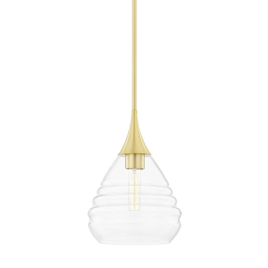 Mitzi Marissa 1 Light 13" Pendant, Aged Brass - H431701S-AGB