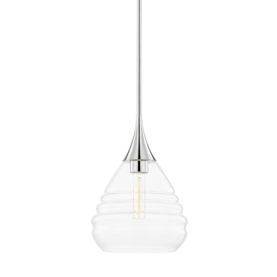 Mitzi Marissa 1 Light 13" Pendant, Polished Nickel - H431701S-PN