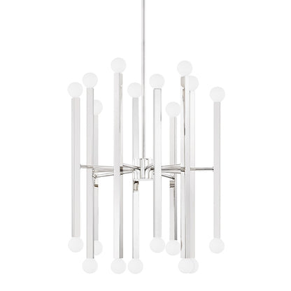 Mitzi Dona 20 Light Chandelier, Polished Nickel - H463820-PN