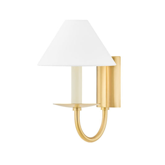 Mitzi Lenore 1 Light Wall Sconce, Aged Brass - H464101-AGB