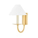 Mitzi Lenore 1 Light Wall Sconce, Aged Brass - H464101-AGB