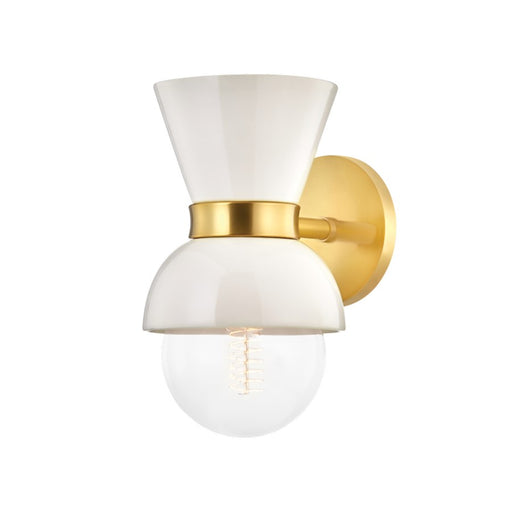 Mitzi Gillian 1 Light Wall Sconce, Aged Brass - H469101-AGB-CCR