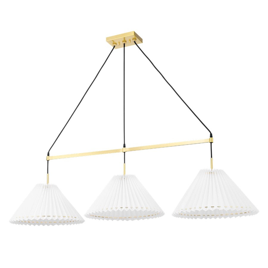 Mitzi Demi 3 Light Island Light, Aged Brass - H476903-AGB