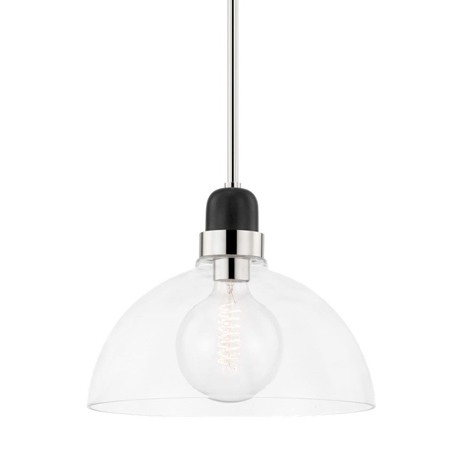 Mitzi Camile 1 Light Large Pendant, Polished Nickel - H482701L-PN