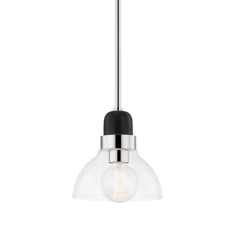 Mitzi Camile 1 Light Small Pendant, Polished Nickel - H482701S-PN