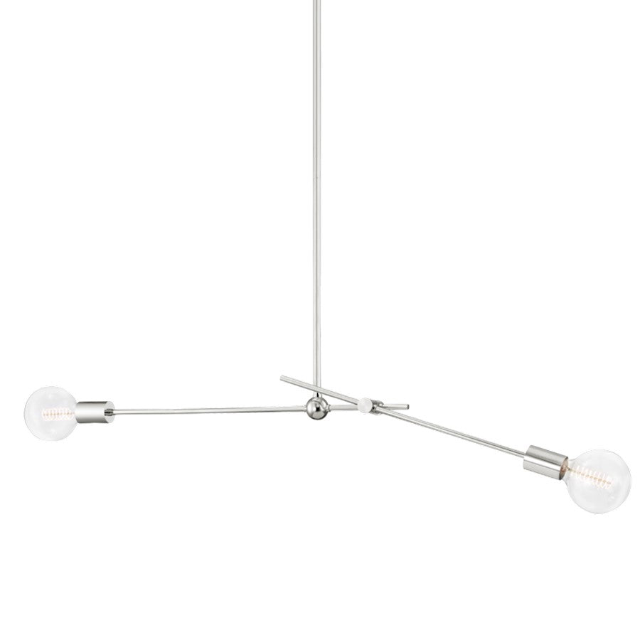 Mitzi Gale 2 Light Pendant, Polished Nickel - H483702-PN