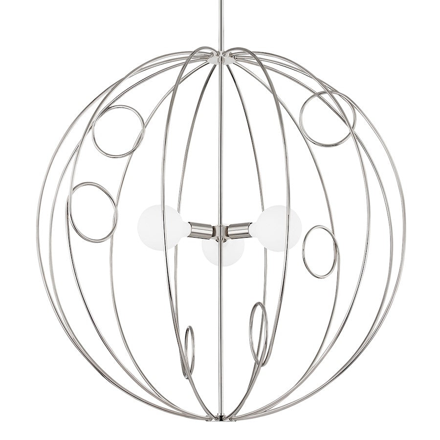 Mitzi Alanis 3 Light Large Pendant, Polished Nickel - H485701L-PN