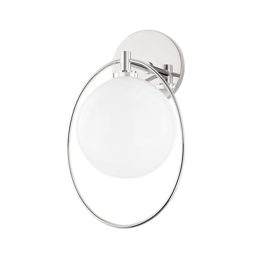 Mitzi Babette 1 Light Wall Sconce, Polished Nickel - H493101-PN