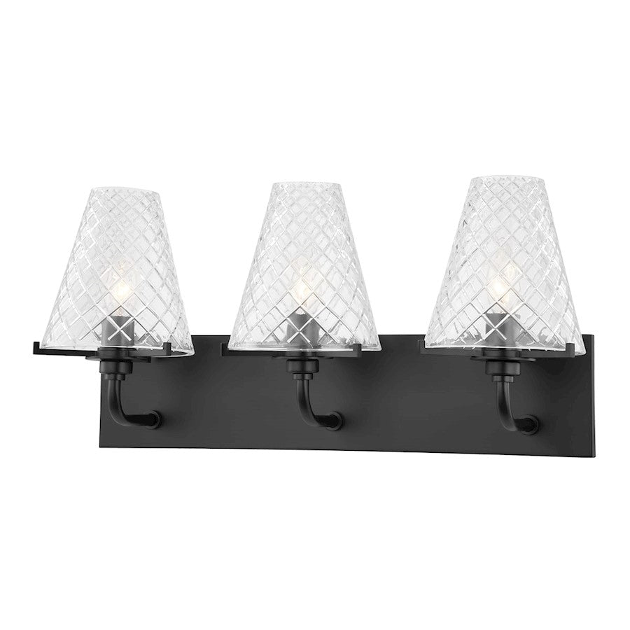 Mitzi Irene 3 Light Bath Bracket, Soft Black - H495303-SBK