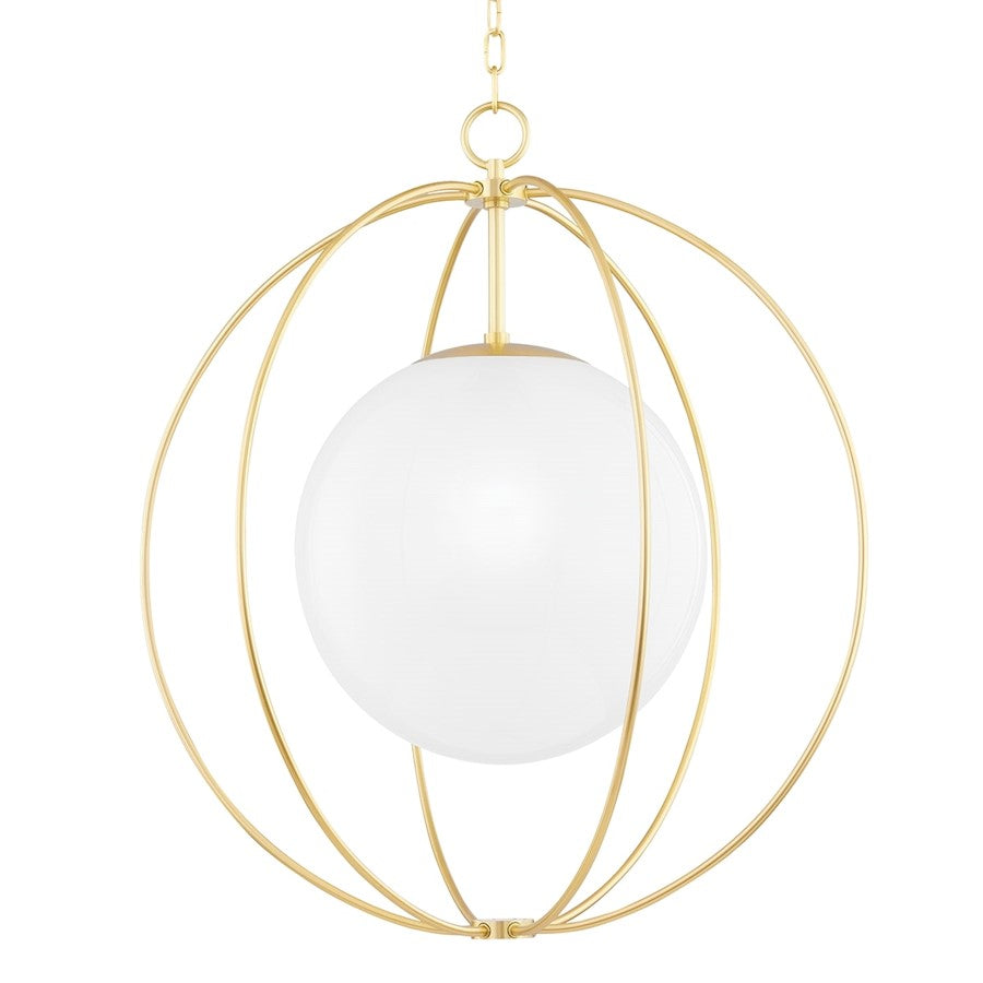 Mitzi Lyla 1 Light Large Pendant, Aged Brass - H500701L-AGB