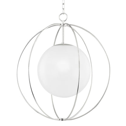 Mitzi Lyla 1 Light Large Pendant, Polished Nickel - H500701L-PN