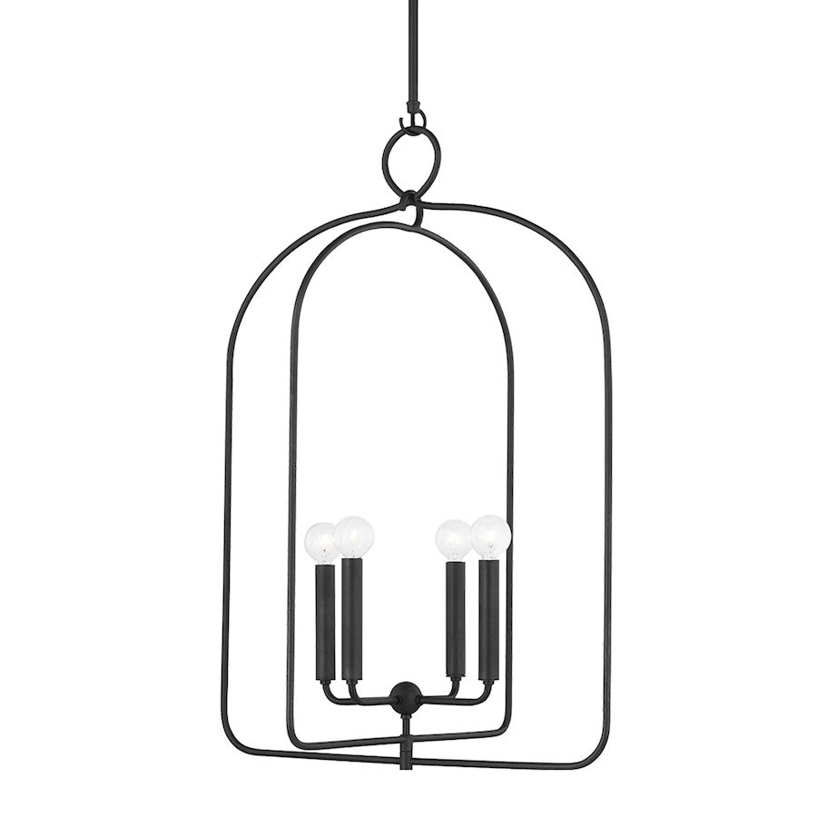 Mitzi Mallory 4 Light Large Pendant, Aged Iron - H512701L-AI